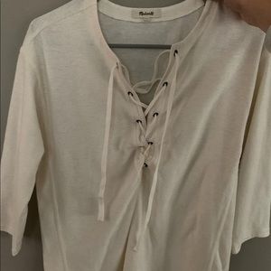 Madewell Oversized Tie-Up Top